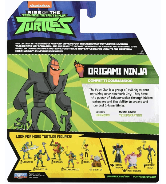  Origami figura Articulada Tortugas ninjas Mutantes