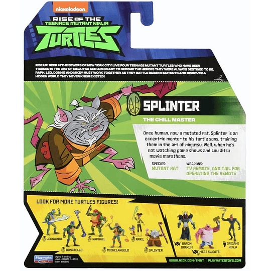 Splinter figura Articulada Tortugas ninjas Mutantes