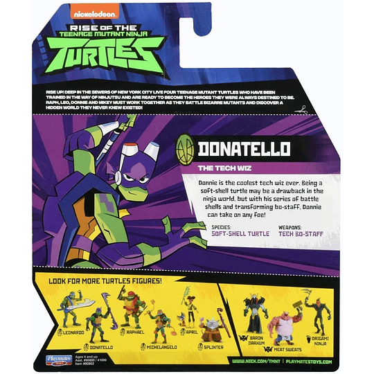 Donatello figura Articulada Tortugas ninjas Mutantes