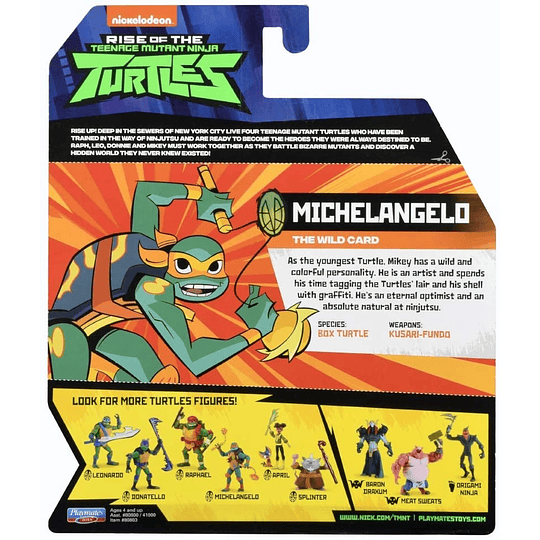 Miguel Angel figura Articulada Tortugas ninjas Mutantes