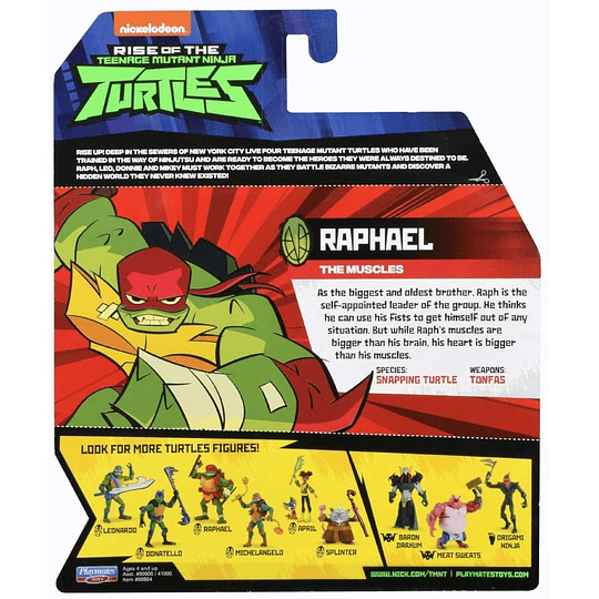 Raphael figura Articulada Tortugas ninjas Mutantes