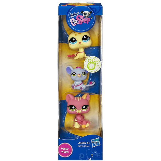  Littlest Pet Shop Pack de 3 #1560 #1561 #1563 Figuras de Colleccion 