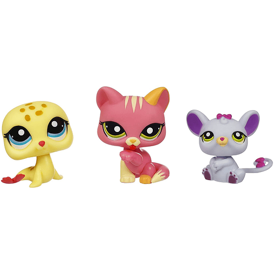 Littlest Pet Shop Pack de 3 #1560 #1561 #1563 Figuras de Colleccion 