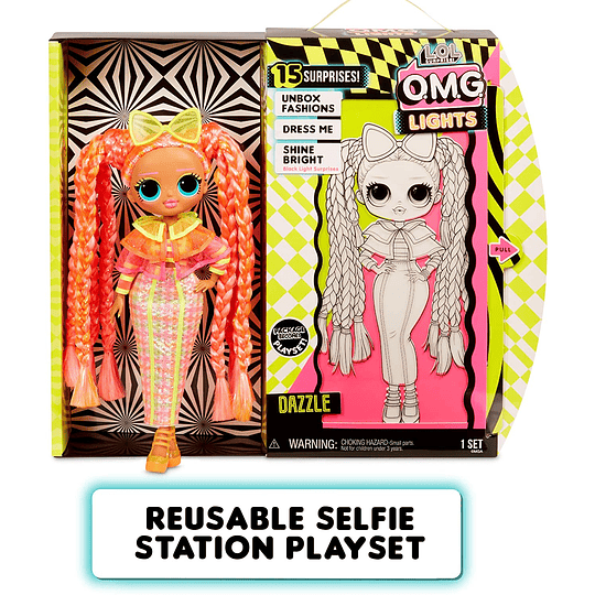 Dazzle Luces negras Lol 15 Surprise O.M.G Luminucente