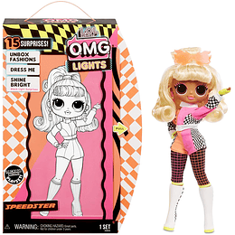Speedster Luces negras Lol 15 Surprise O.M.G Luminucente