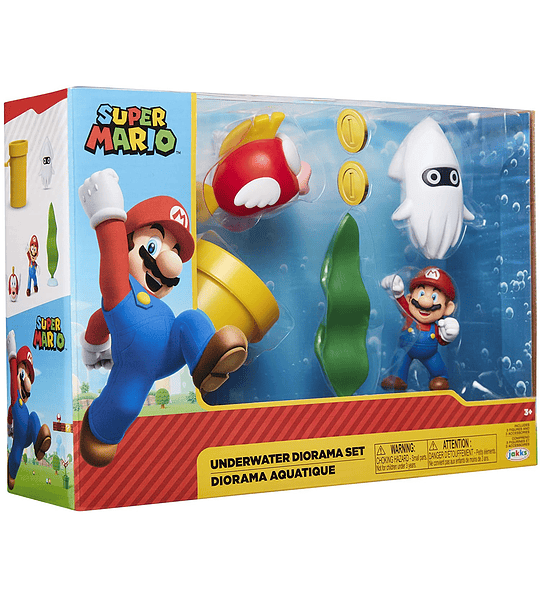  Super Mario Nintendo Underwater Diorama 