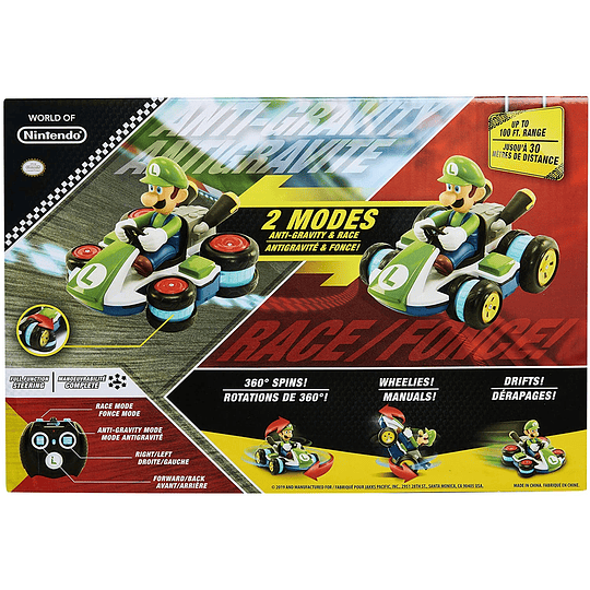 Luigi Mini Anti-Gravity Rc Racer 2.4Ghz Mario Kart 8 Auto Control Remoto