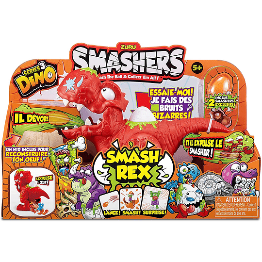 Smashers Smash T-Rex  Serie 3 Juego de juegos
