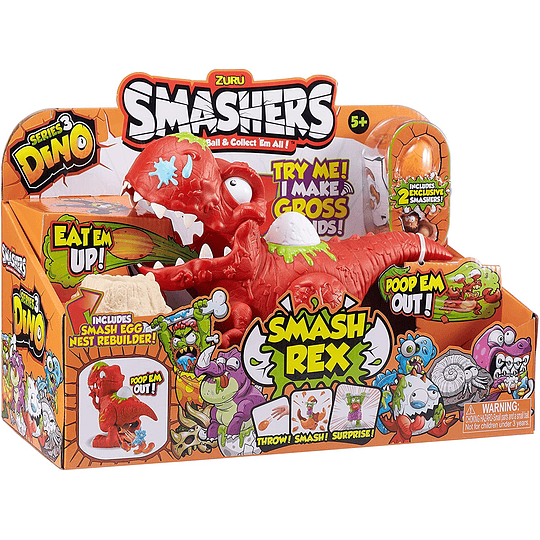 Smashers Smash T-Rex  Serie 3 Juego de juegos
