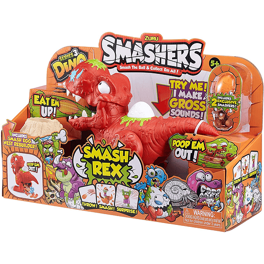 Smashers Smash T-Rex  Serie 3 Juego de juegos