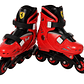 PATIN EN LINEA BASICO FERRARI ROJO 29-32 COD. FK7  - Miniatura 1