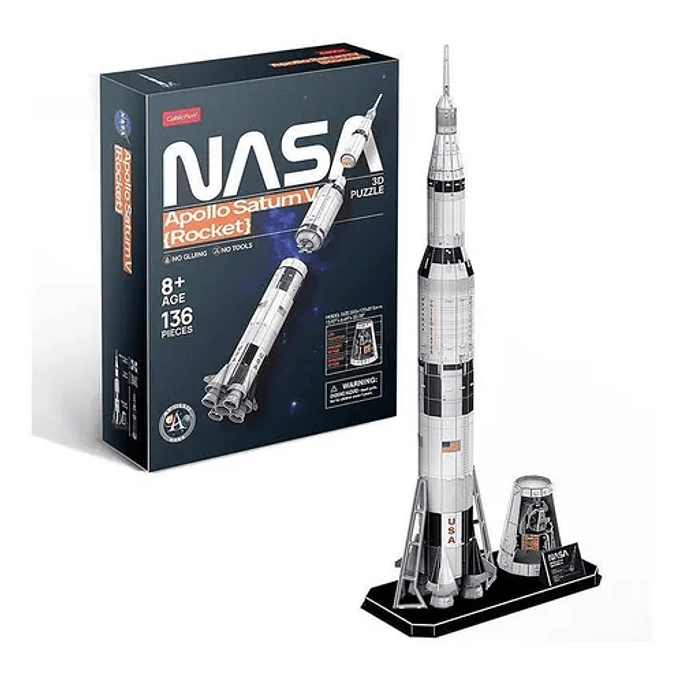 PUZZLE 3D COHETE SATURN V COD. DS1059H 1