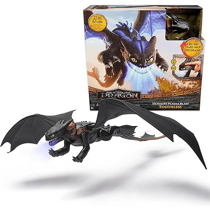 COMO ENTRENAR A TU DRAGON ULTIMATE PLASMA BLAST TOOTHLESS - CHIMUELO COD. 6072541 1