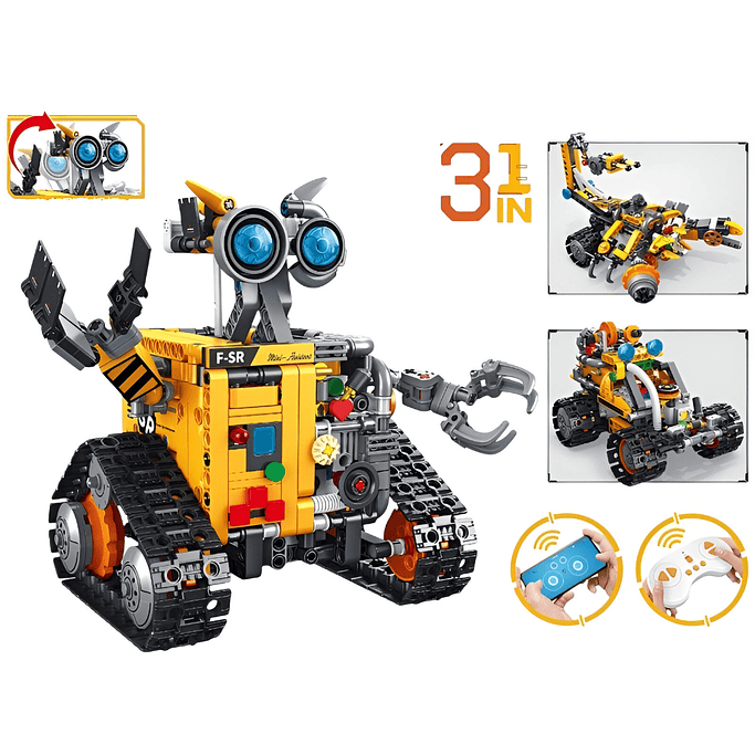 BLOCK WALL ROBOT 3 EN 1 A CONTROL REMOTO COD. 4274828 2