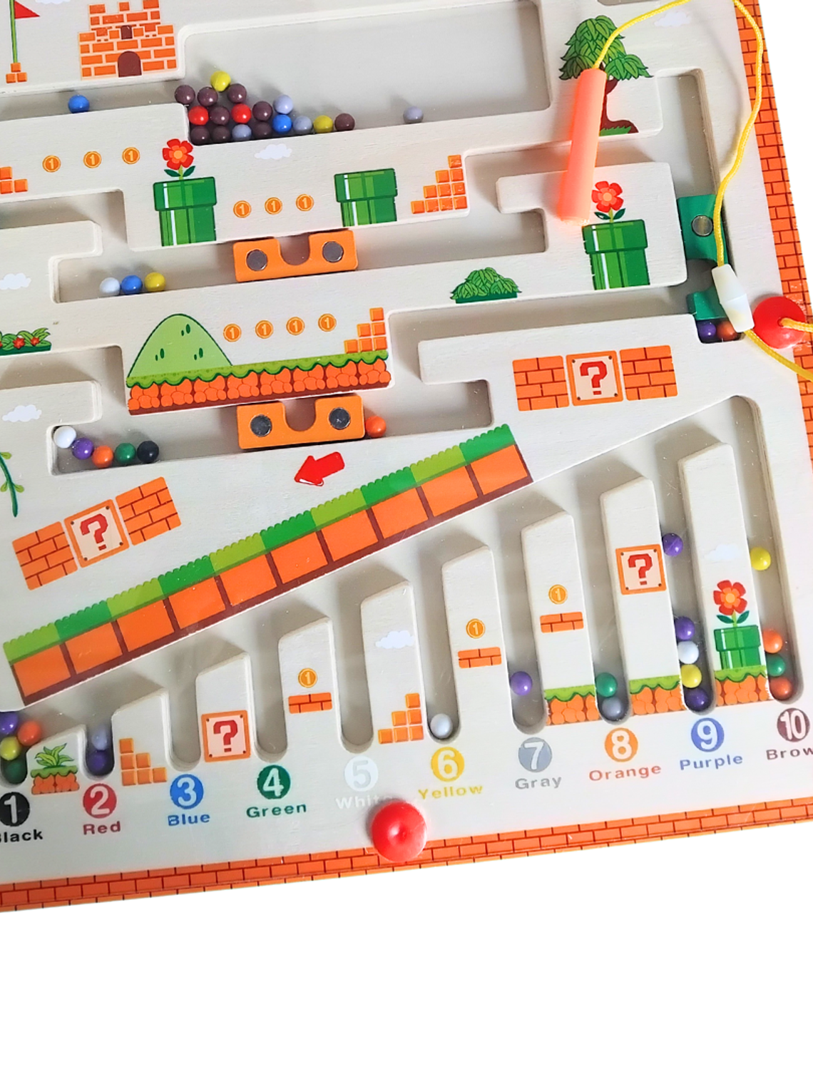 Panel con obstáculos matemático sensorial 1