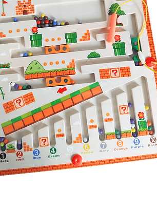 Panel con obstáculos matemático sensorial