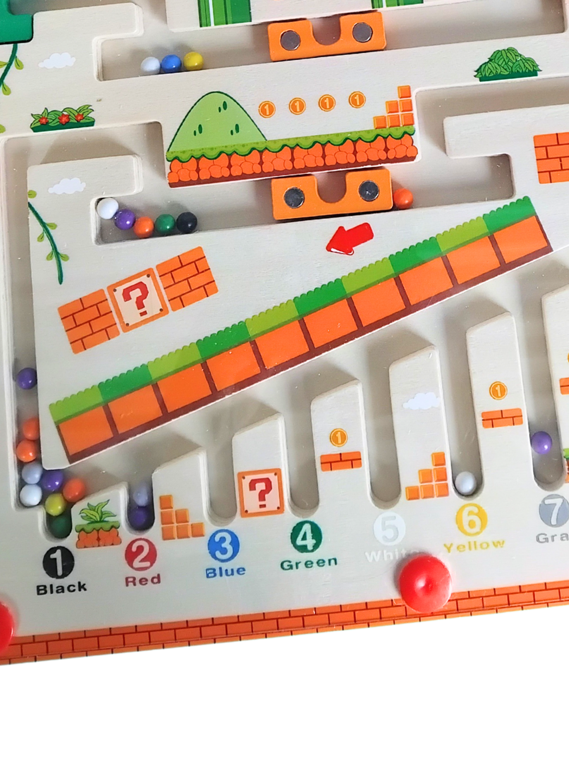 Panel con obstáculos matemático sensorial 2