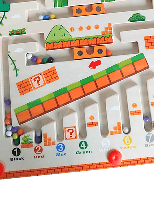 Panel con obstáculos matemático sensorial