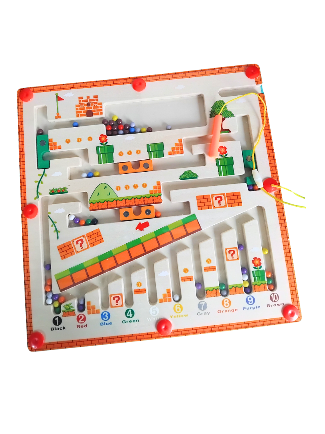 Panel con obstáculos matemático sensorial 4