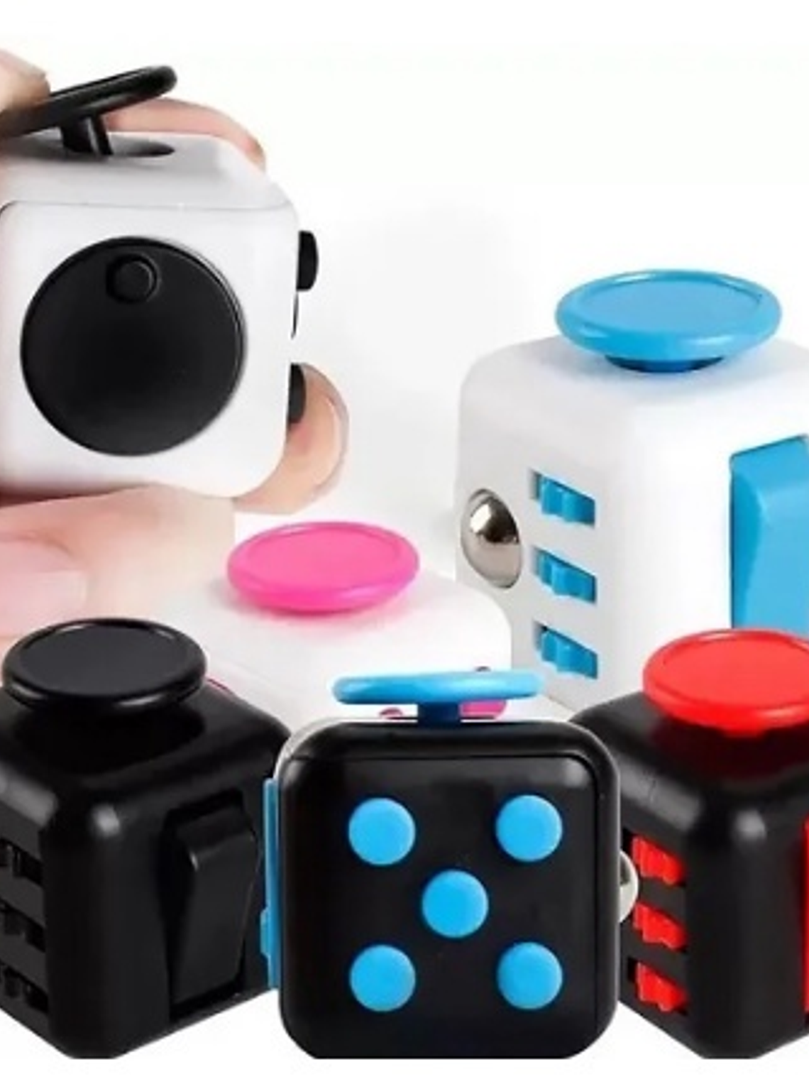 Cubo antiestrés con teclas y botones 2