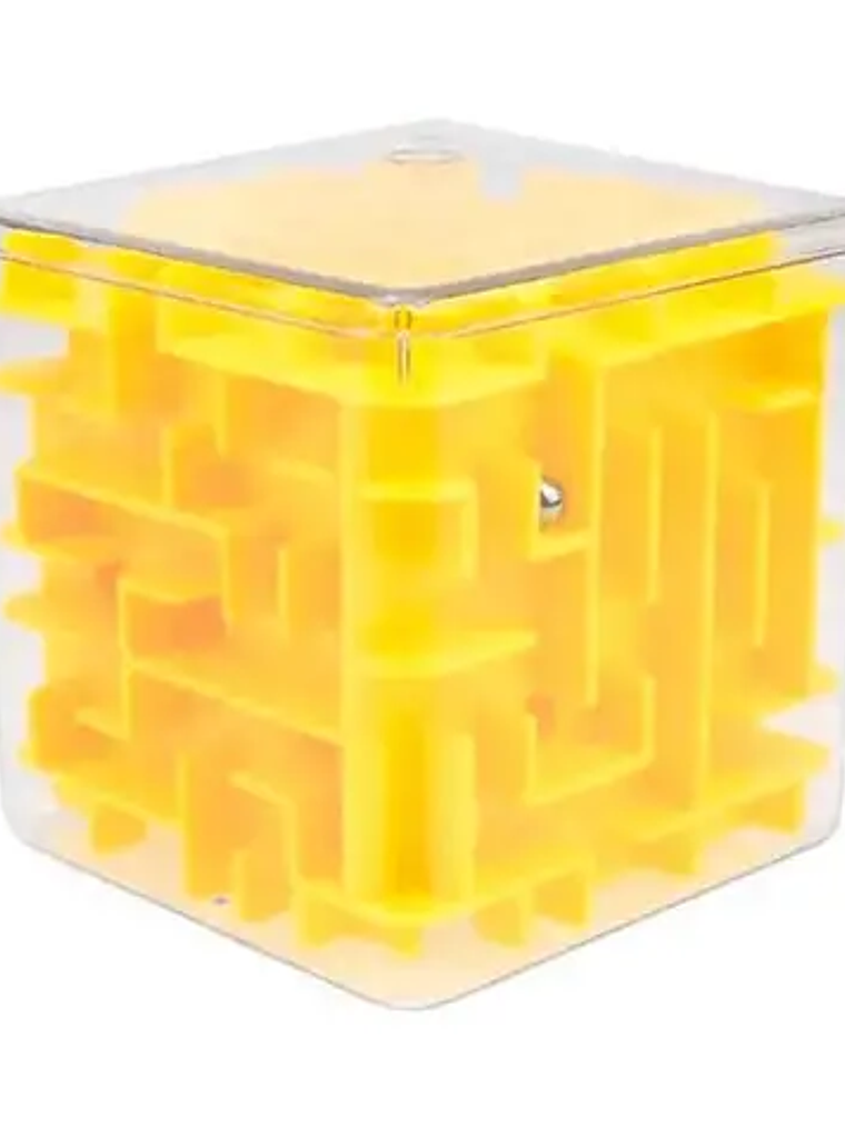 Cubo laberinto 3D.  8 x 8 cm 2