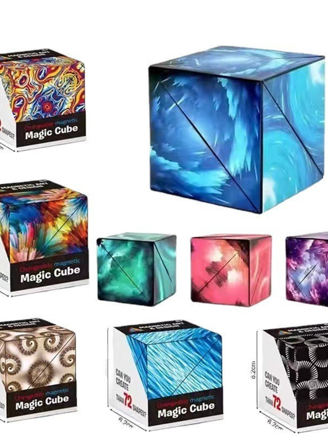 Cubo mágico origami 3