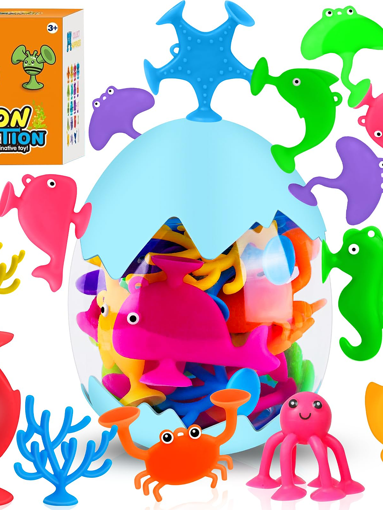 Fun Suction Huevo con ventosas marinas 1