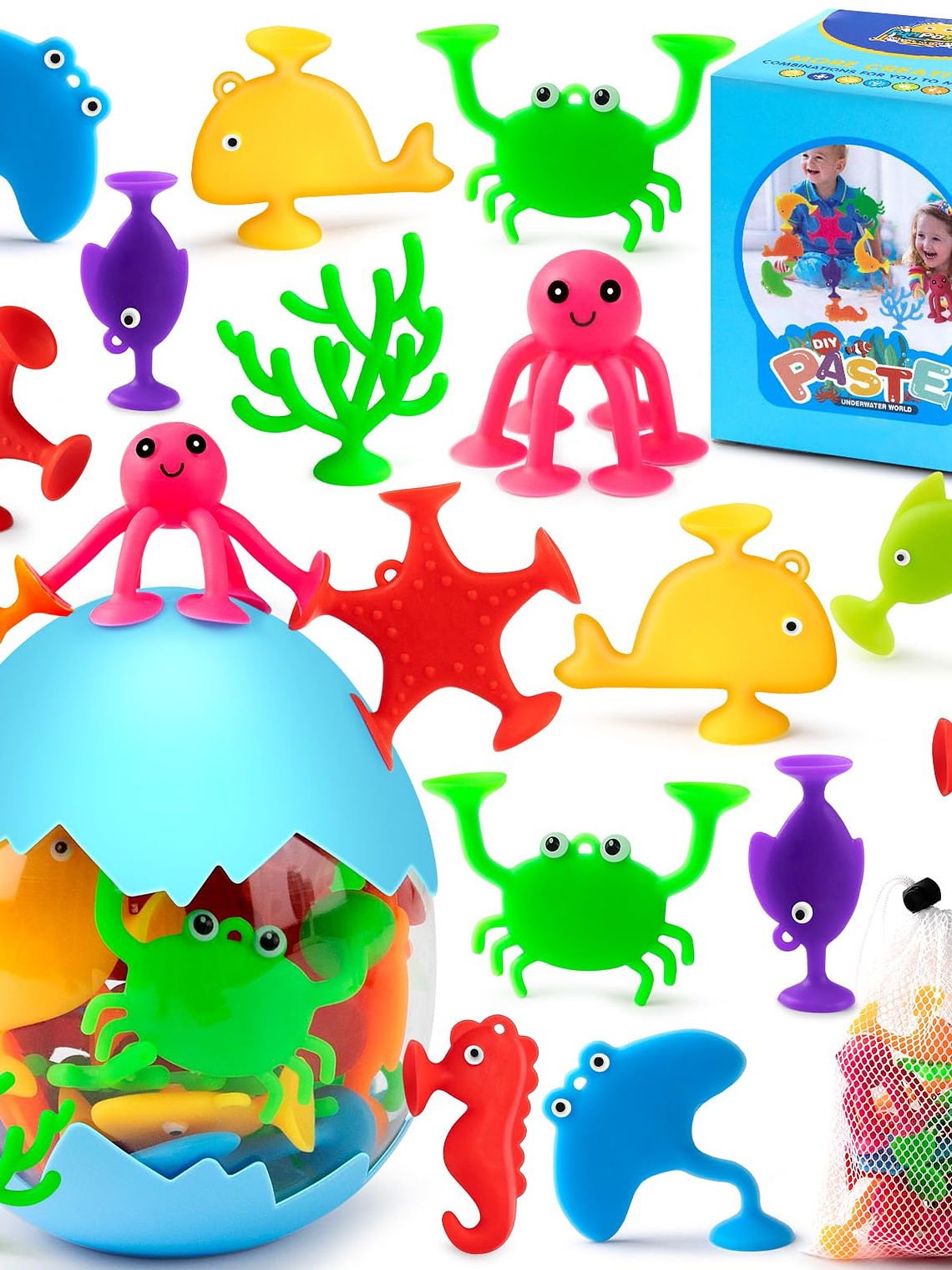 Fun Suction Huevo con ventosas marinas 2