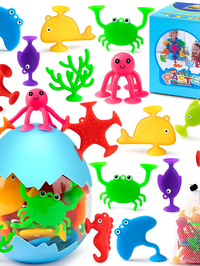 Fun Suction Huevo con ventosas marinas 2