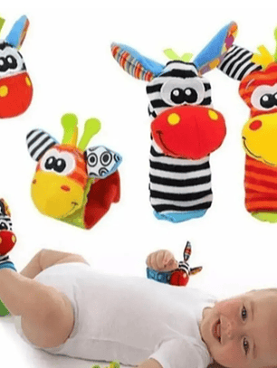 Calcetas y muñequeras de estimulación.                                                                                                                                                                