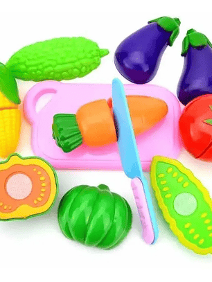 Verduras/frutas con velcro en canasto