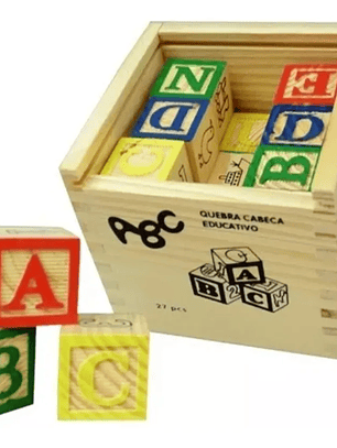 27 Cubos de madera