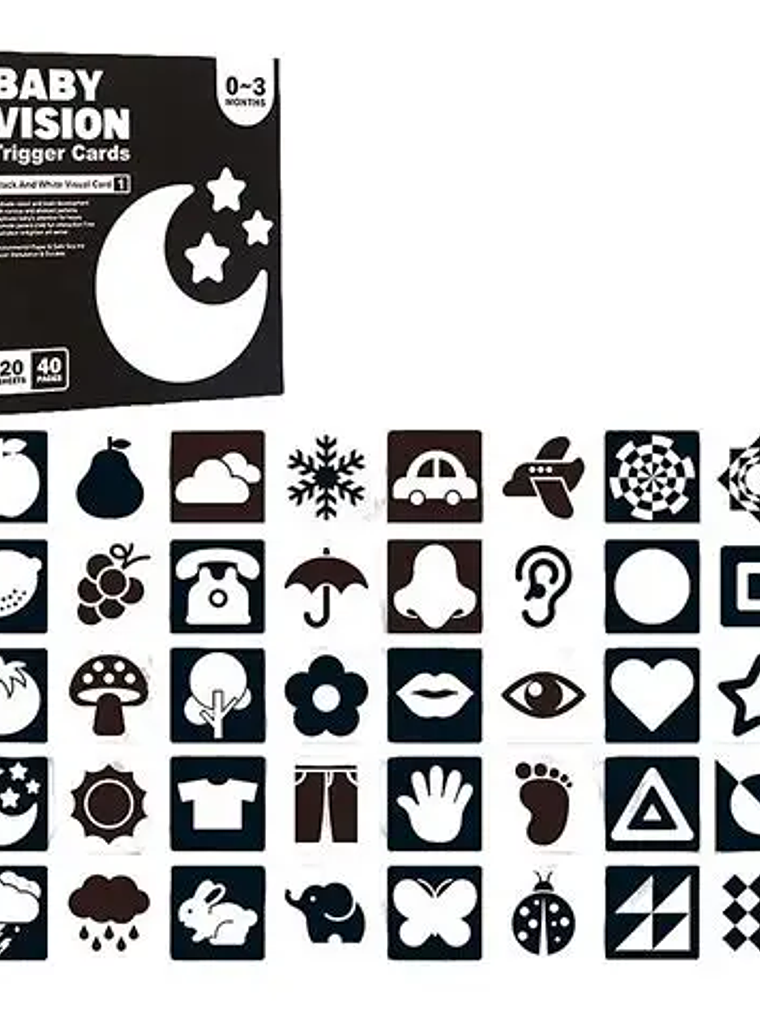 Láminas estimulación visual contrastes 0 a 3 meses 1