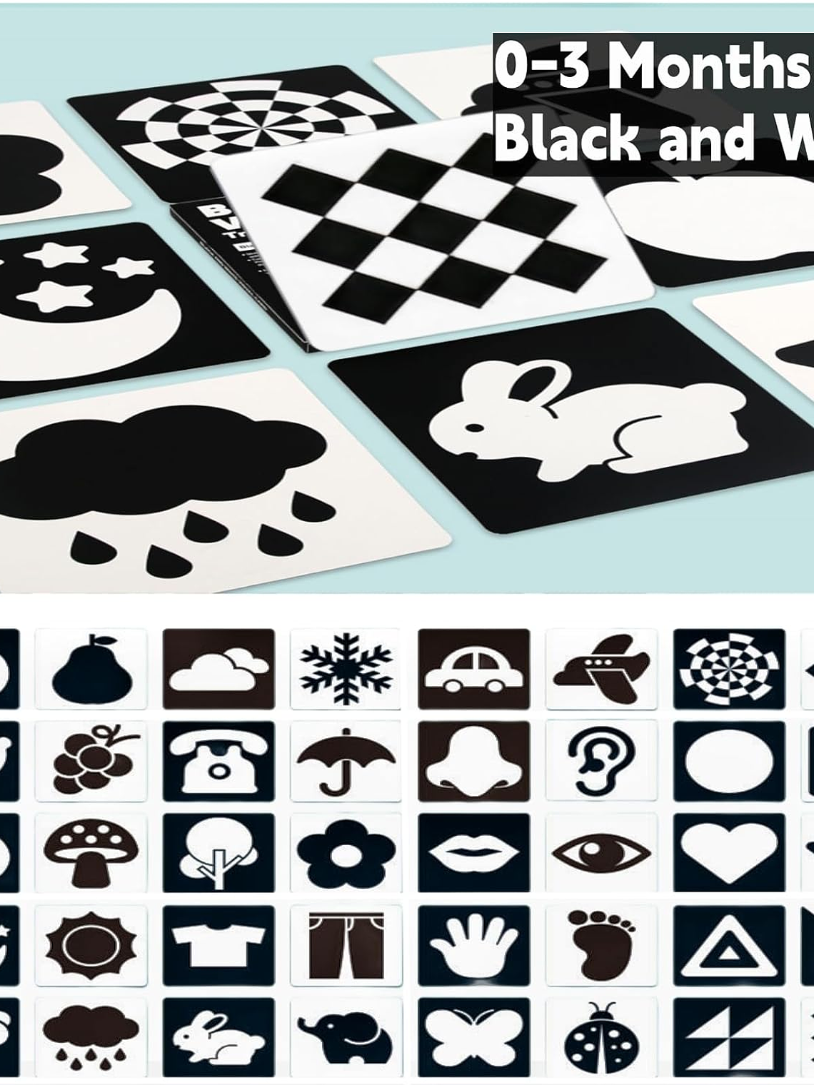 Láminas estimulación visual contrastes 0 a 3 meses 3