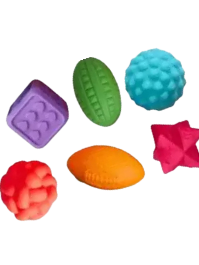 Set de 6 pelotas texturizadas 2