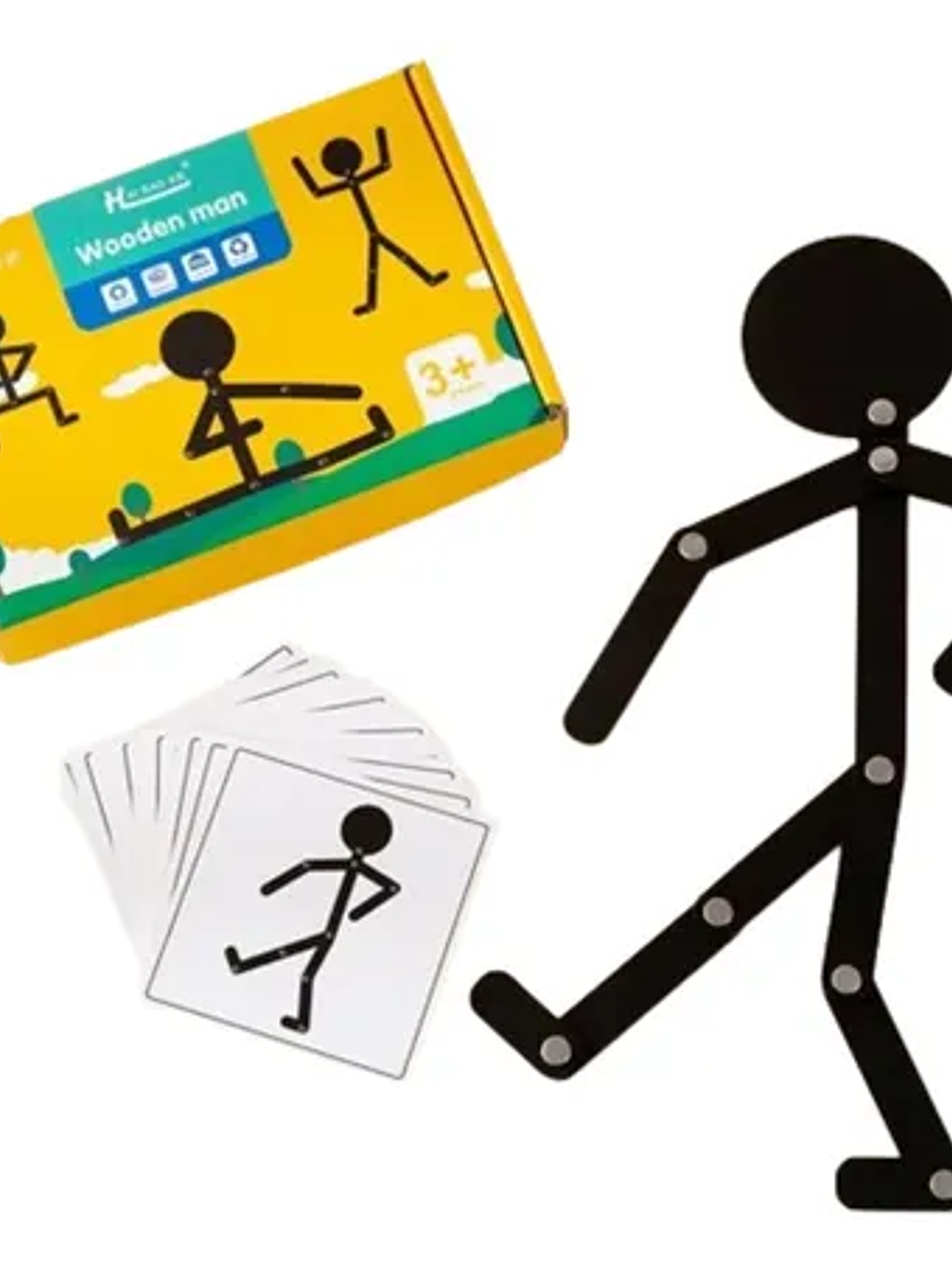 Cuerpo articulado de madera 1