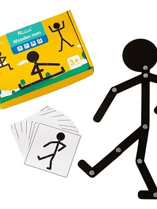 Cuerpo articulado de madera