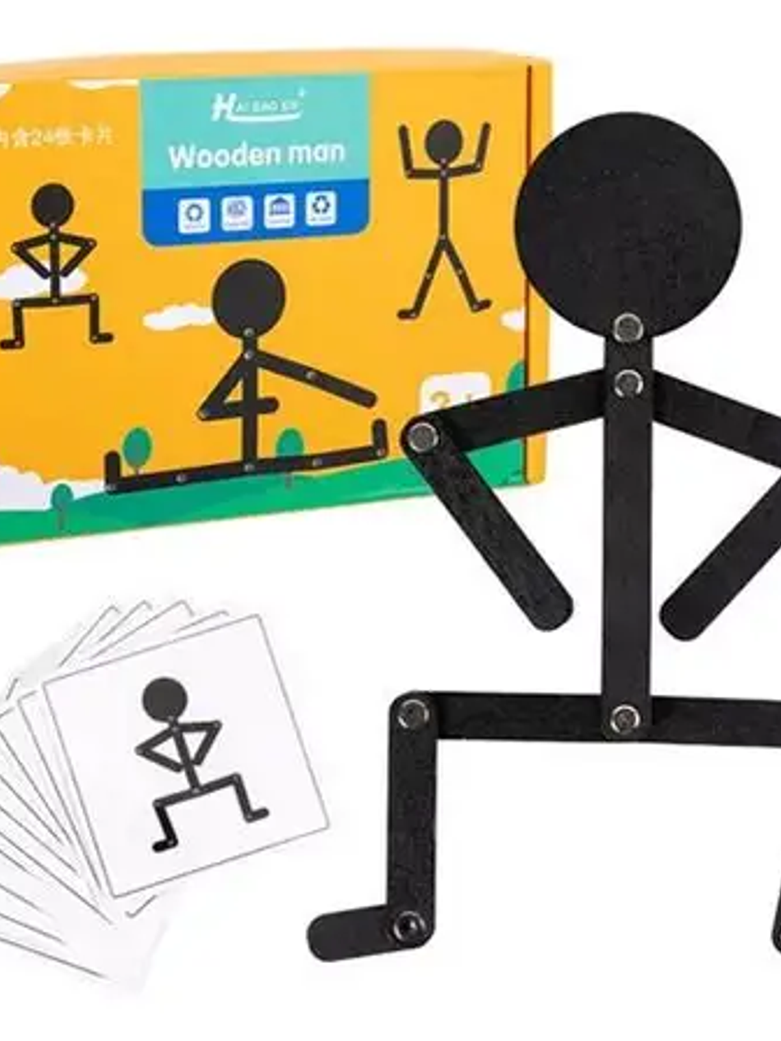 Cuerpo articulado de madera 3