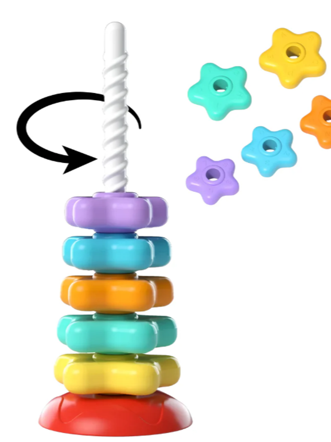 Torre giratoria arcoíris 3