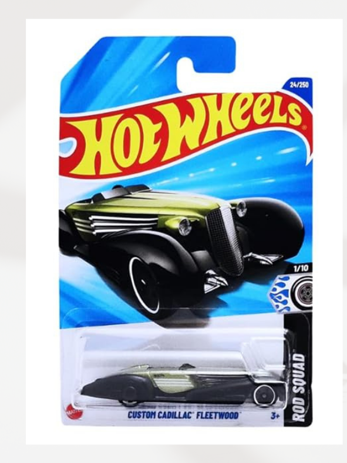 Hot Wheels Custom Cadillac Fleetwood Verde 1