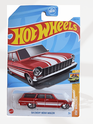 Hot Wheels 64 Chevy Nova Wagon Gm - Chevrolet 