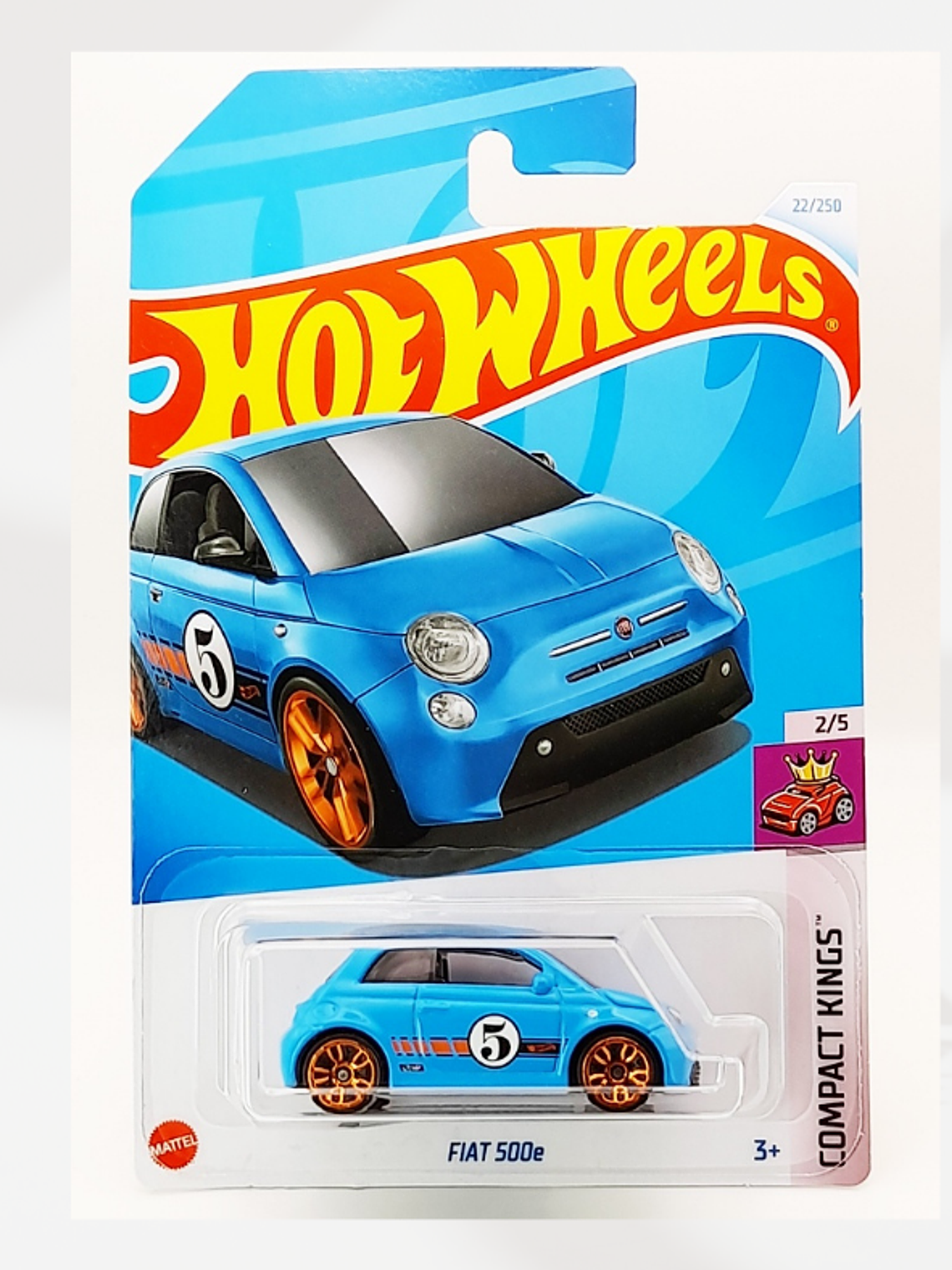 Hot Wheels Fiat 500e -  Azul 1