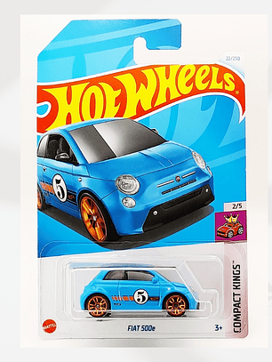 Hot Wheels Fiat 500e -  Azul