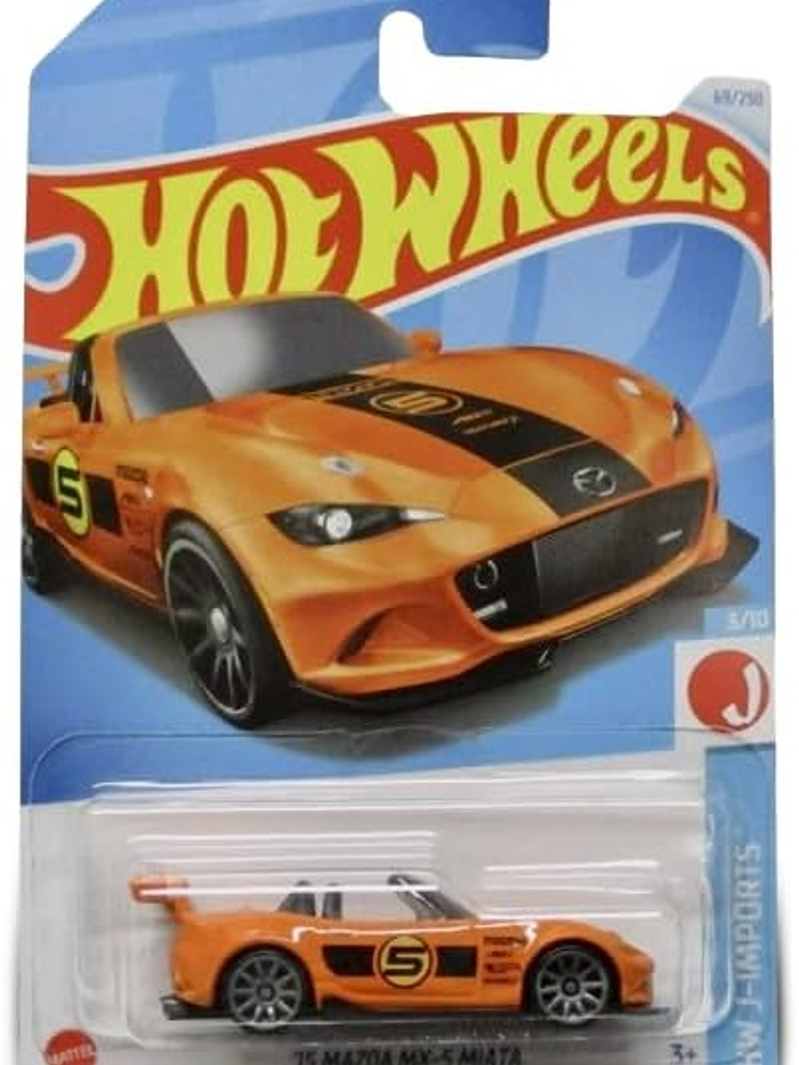 Hot Wheels 15 Mazda Mx-5 Miata - 1/64 - Htd22 Naranja 1