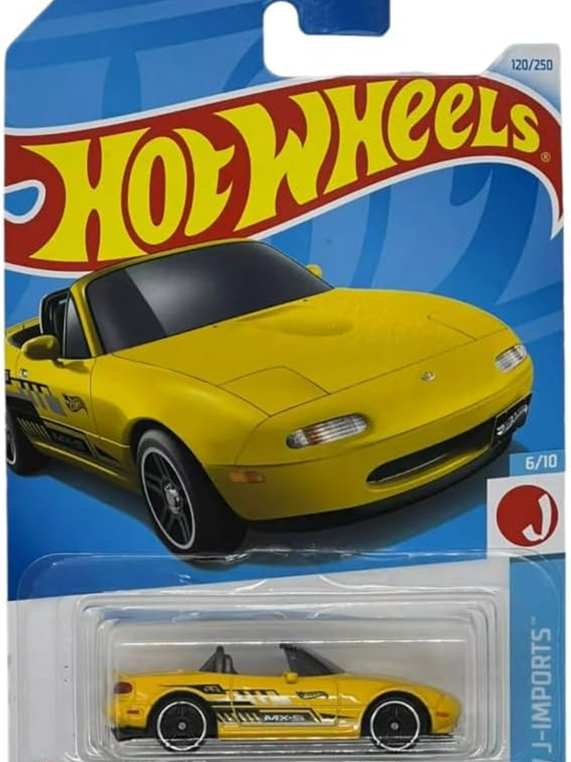 Hot Wheels 91 Mazda Mx-5 Miata Amarillo 1