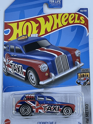 Hot Wheels Taxi Cockney Cab 