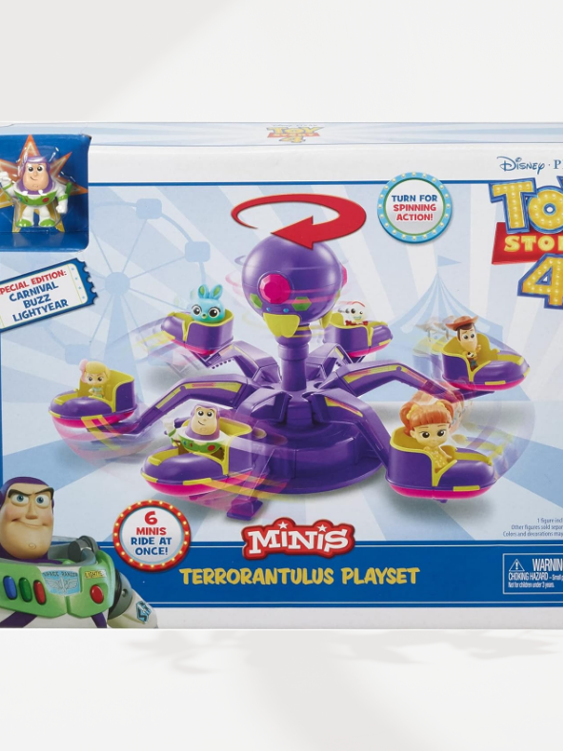 Pixar Toy Story 4 Mini Terrorantulus Playset incluye Figura 1