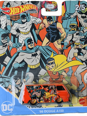 Hot Wheels Batman 66 Dodge A100 Naranja