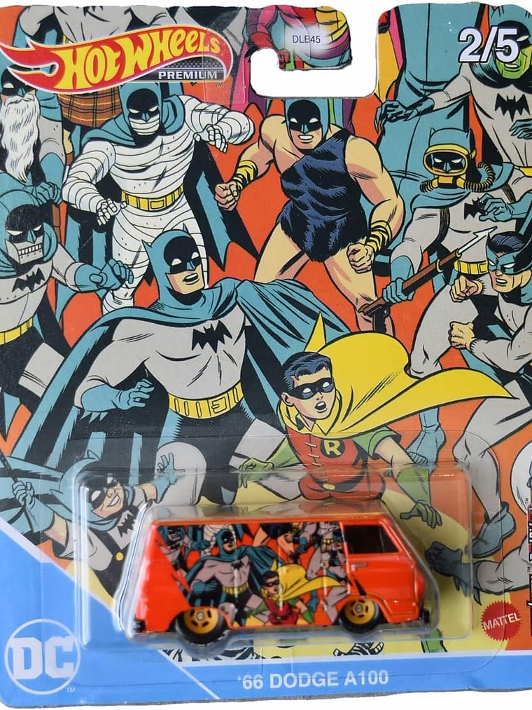 Hot Wheels Batman 66 Dodge A100 Naranja 1