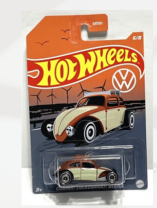 Hot Wheels  Custom Volkswagen Beetle Marrón